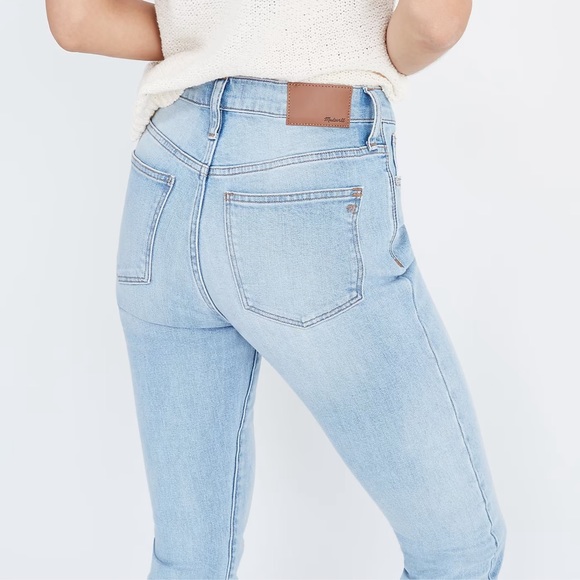 Madewell 9" Mid-Rise Skinny Crop Jeans in Asbury Wash sz 26 #J1 - Picture 2 of 7